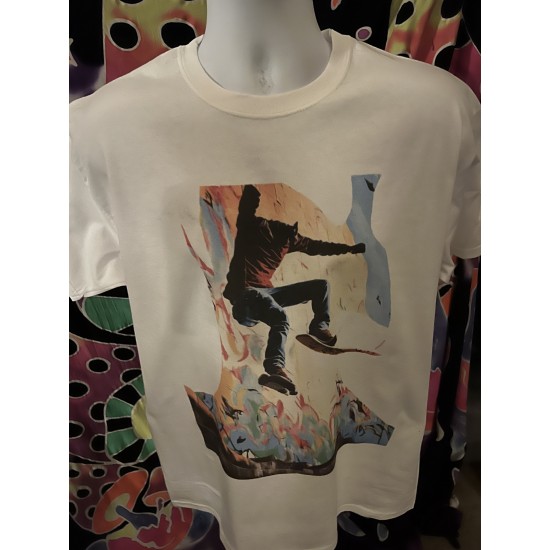 Street Art Round Neck T-shirt 1068