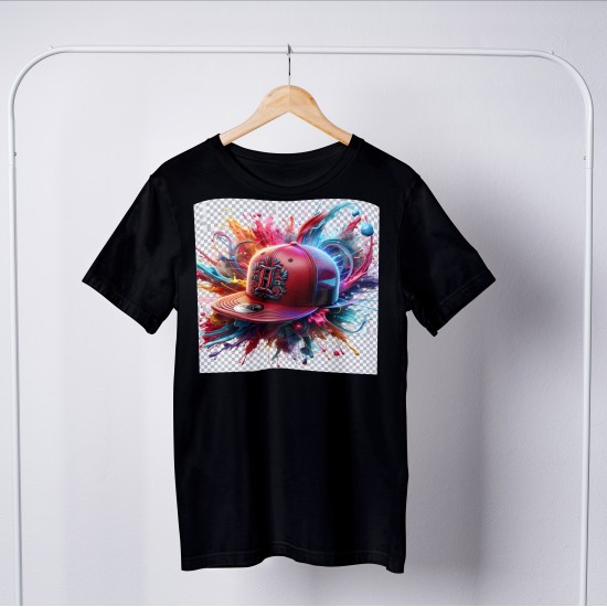 Street Art Round Neck T-shirt 1272