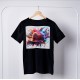 Street Art Round Neck T-shirt 1272