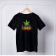 Weed Round Neck T-shirt 1163