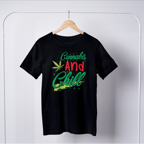 Weed Round Neck T-shirt 1164