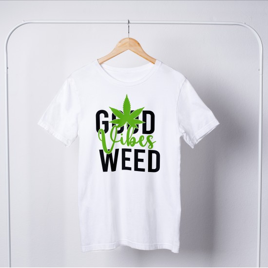 Weed Round Neck T-shirt 1167