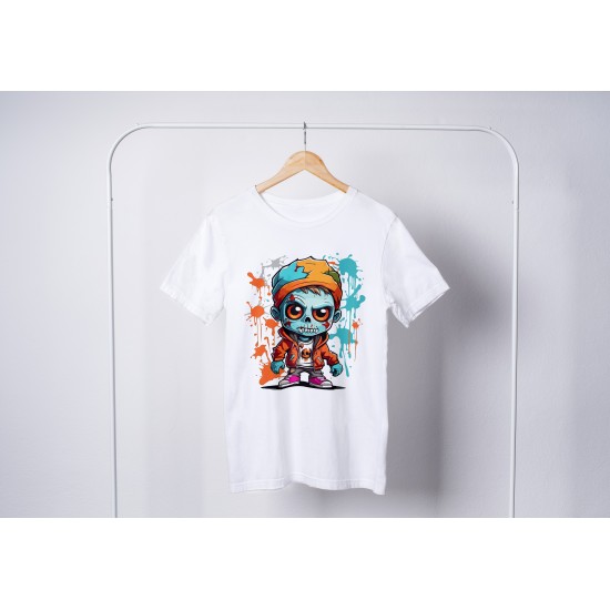 Zombie Round Neck T-shirt 1082