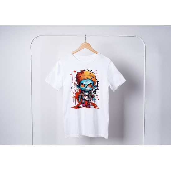 Zombie Round Neck T-shirt 1084