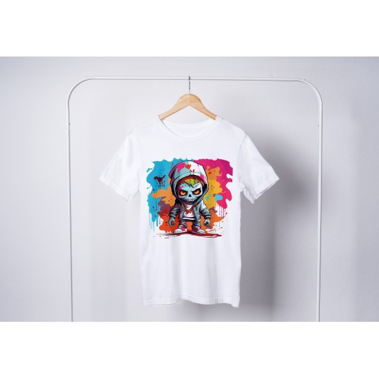 Zombie Round Neck T-shirt 1088